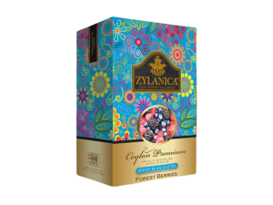 Herbata Czarna Zylanica Ceylon Premium Black Tea Forest Berries 100g - liściasta z owocami leśnymi
