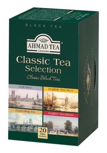 Herbata Ahmad Tea Classic Selection 4x5x2g - kolekcja czterech czarnych herbat w kopertach