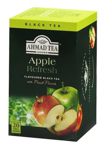 Herbata Ahmad Tea Apple Refreash 20x2g - czarna jabłkowa w kopertach