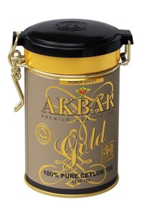 Herbata Czarna Akbar Tea Gold 100g - liściasta w puszce 