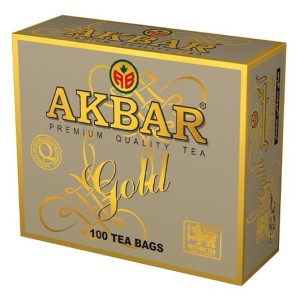 Herbata Czarna Akbar Tea Gold 100x2g -  ekspresowa w torebkach  