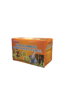 Herbata instant Meridian Imbirowo-Miodowa z Cytryną 12x18g - w wygodnych saszetkach