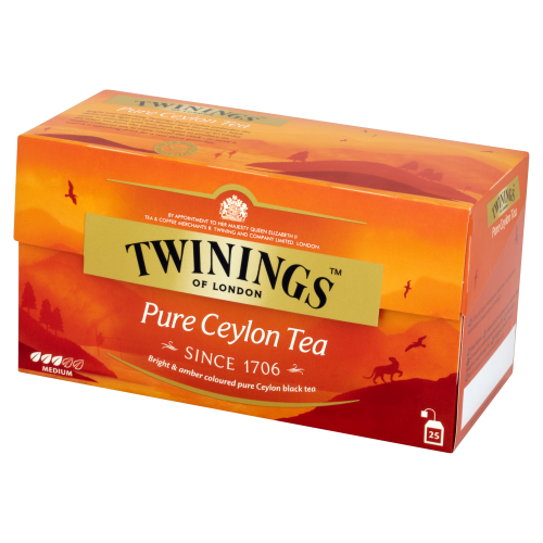 Herbata Twinings Ceylon 25x2g - czarna cejlońska ze Sri Lanki w kopertach