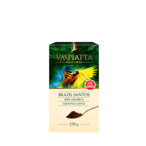 Kawa Mielona Vaspiatta Brasil Santos 250g - jednorodna arabika z Brazylii 100%
