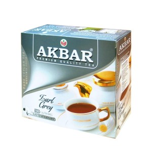 Herbata Akbar Tea Earl Grey 100x2g - ekspresowa w torebkach