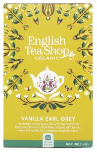 Herbata English Tea Shop Vanilla Earl Grey 20 kopert - czarna organiczna z wanilią i bergamotą
