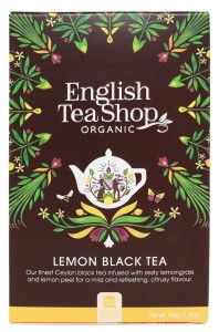 Herbata English Tea Shop Lemon Black Tea 20 kopert - organiczna czarna cytrynowa