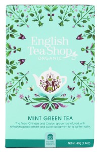 Herbata English Tea Shop Mint Green Tea 20 kopert - organiczna zielona z miętą