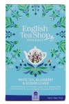 Herbata English Tea Shop White Tea, Blueberry & Elderflower 20 kopert - organiczna biała z jagodą i bzem