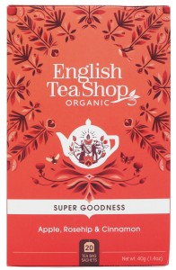 Herbata English Tea Shop Apple, Rosehip & Cinnamon 20 kopert - organiczna