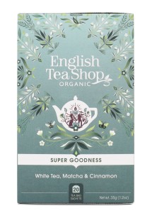 Herbata English Tea Shop White Tea, Matcha & Cinnamon 20 kopert - organiczna