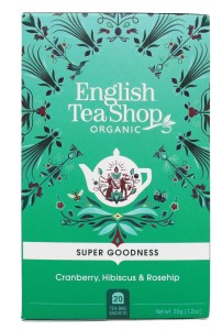 Herbata English Tea Shop Cranberry, Hibiscus & Rosehip 20 kopert - organiczna