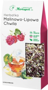 Herbata Owocowa Herbapol Malinowo-Lipowa Chwila 80g - naturalny susz owocowy