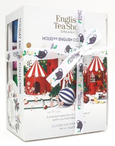 Herbata English Tea Shop Christmas Collection White 12 piramidek - zestaw organicznych herbat 