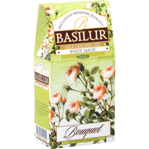 Herbata Basilur Bouquet White Magic 100g stożek - liściasta milk oolong