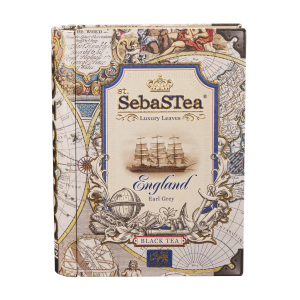 Herbata SebaSTea England Black Tea 100g puszka książka- czarna Earl Grey 