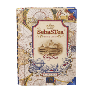 Herbata SebaSTea Ceylon Tea 100g puszka książka - czarna Pekoe