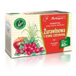 Herbata Owocowa Herbapol Żurawina z Trawą Cytrynową 24x3g w saszetkach - naturalna, bez aromatów
