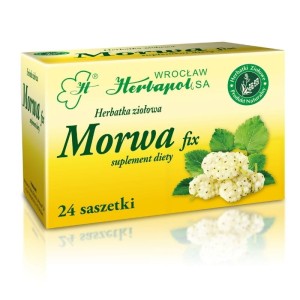 Herbata Ziołowa Herbapol Morwa 24x2g w saszetkach - naturalna bez aromatów