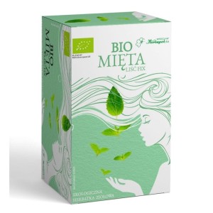 Herbata Herbapol Mięta BIO 20 torebek - naturalna, ekologiczna herbata ziołowa