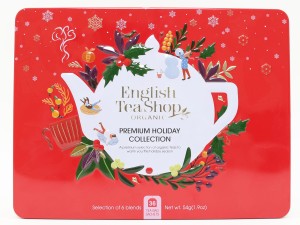 Herbata English Tea Shop Premium Holiday Collection Red 36 saszetek w świątecznej puszce