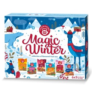 Zestaw Herbat Teekanne Magic Winter 30 torebek - 6 rodzajów herbat zimowych po 5 kopert