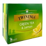 Herbata Twinings Green Tea & Lemon 50x1,6g - zielona z cytryną w saszetkach