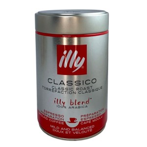 Kawa mielona Illy Classico 250g w puszce - 100% arabiki