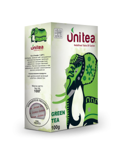 Herbata Unitea Green Tea 100g - cejlońska zielona liściasta