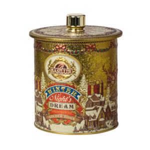 Herbata Basilur Golden Hour 100g puszka - czarna o smaku francuskiego Creme Brulee