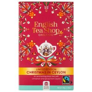 Herbata English Tea Shop Christmas in Ceylon 20 kopert - organiczna