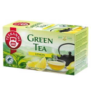 Herbata Zielona Teekanne Green Tea Lemon 20x1,75g - cytrynowa w kopertach