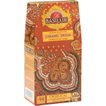 Herbata Basilur Caramel Dream 100g stożek - z naturalną nutą karmelową