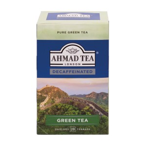 Herbata Ahmad Decaffeinated Green Tea 20 kopert - zielona bezkofeinowa