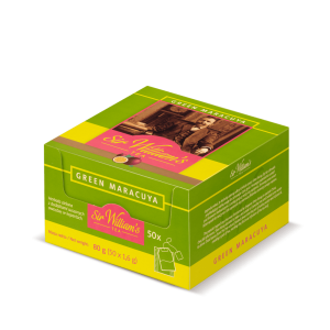 Herbata Sir William's Green Maracuja 50x1,6g - zielona z marakują w kopertach 