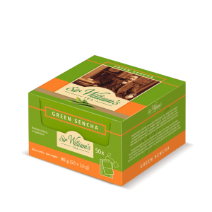 Herbata Sir William's Green Sencha 50x1,6g - zielona chińska w kopertach