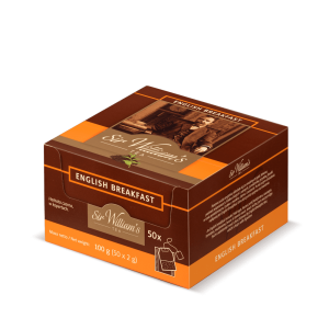 Herbata Sir William's English Breakfast 50x2g - czarna angielska śniadaniowa w kopertach
