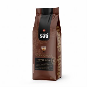 Kawa Sati Dark Choco 250g - mielona o smaku ciemnej czekolady