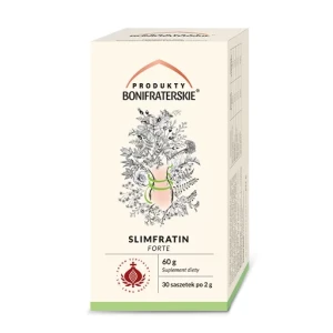Herbata Zioła Bonifratrów Slimfratin Forte 30x2g w torebkach – zmniejsza apetyt