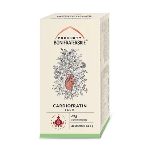 Herbata Zioła Bonifratrów Cardiofratin Forte 30x2g w torebkach – poprawne funkcjonowanie układu krążenia