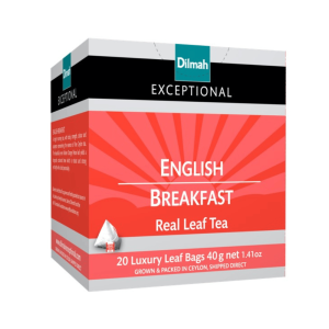 Herbata Dilmah Exceptional English Breakfast BOP 20x2g – czarna intensywna  w piramidkach
