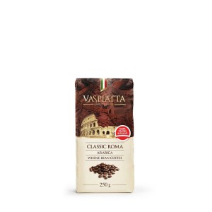 Kawa Ziarnista Vaspiatta Roma Classica 250g -  wysokiej jakości mieszanka kaw ziarnistych