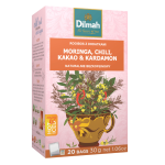 Herbata Dilmah Rooibos Moringa Chilli Kakao Kardamon 20x1,5g - ekspresowa z ziołami i owocami