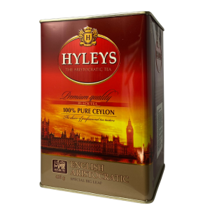 Herbata Hyleys English Aristocratic 400g puszka - czarna o dużym liściu