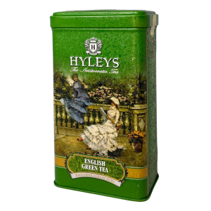 Herbata Hyleys English Green 100g puszka - zielona o dużym liściu