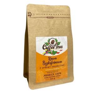 Kawa Coffee Ina Bezkofeinowa Kolumbia Medellin 250g ziarnista - 100% arabika