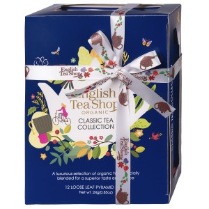 Herbata English Tea Shop Classic Tea Collection Blue 12 piramidek - zestaw organicznych herbat