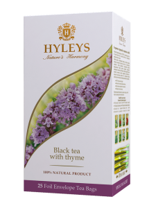 Herbata Czarna Hyleys Nature's Harmony Black Tea Thyme 25 kopert - 100% naturalne składniki