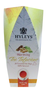 Herbata Hyleys Tea Infusions Warming 20 piramidek - czarna, 100% naturalne składniki