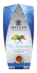 Herbata Hyleys Tea Infusions Cooling 20 piramidek - ziołowa, 100% naturalne składniki 